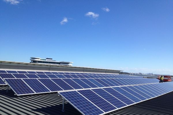 الطاقة الشمسية سقف مسطح نظام تركيب الميل - مشروع أستراليا 45KW