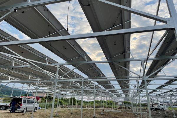500kw مزرعة شمسية في اليابان
