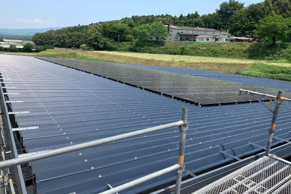 400kW سقف المشابك الحل في اليابان